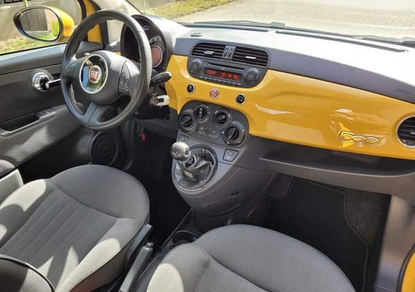 Fiat 500 cena 33999 przebieg: 79763, rok produkcji 2014 z Warszawa małe 191